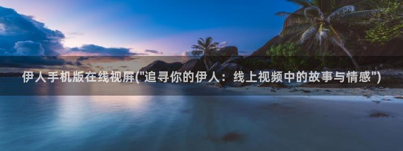 伊人久久亚洲综合人影院