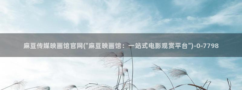 麻豆视频分类
